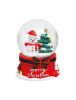Yılbaşı Kar Küresi Fiyonklu Merry Christmas Motorlu Kar Atan - 1