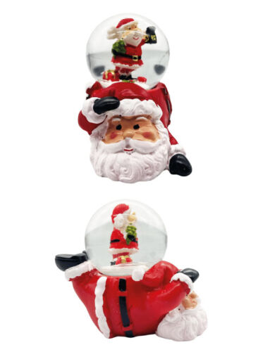 Yılbaşı Kar Küresi Kayan Noel Baba Model 7 Cm - 1