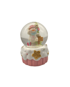 Yılbaşı Kar Küresi Pembe Model 7 Cm 12 Parça - 5