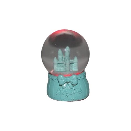 Kar Küresi Şato Figürlü Oval Tabanlı Küçük 7 cm - 2