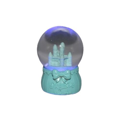 Kar Küresi Şato Figürlü Oval Tabanlı Küçük 7 cm - 3