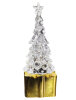 Yılbaşı Led Ağaç Figürlü Hediye Paketli Model 11 Cm Altın - 1