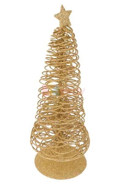 Yılbaşı Masa Üstü Çam Ağacı İnce Tel 17 cm - 1
