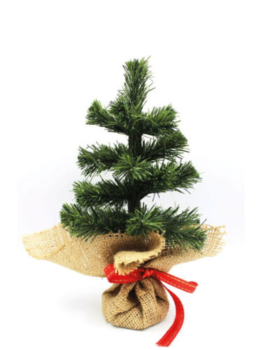 Yılbaşı Masa Üstü Çam Ağacı Jütlü 30 Cm - 1
