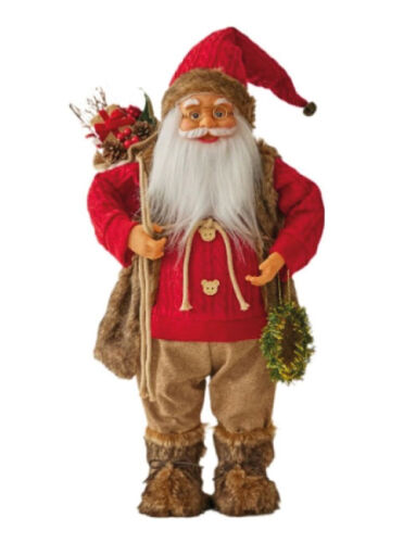 Yılbaşı Noel Baba Bohçalı Model Kırmızı 60 Cm - 1