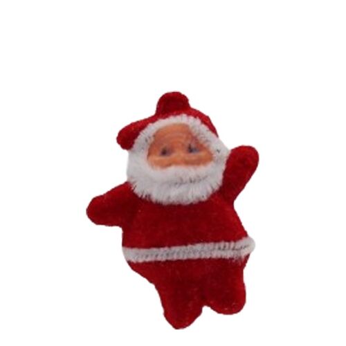 Yılbaşı Noel Baba Çubuklu 5 cm 6'lı Süs - 2