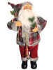 Yılbaşı Noel Baba Dallı Ekoseli Model 60 Cm - 1