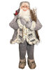 Yılbaşı Noel Baba Gri Çalılı Model 150 Cm - 1
