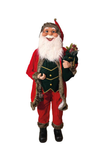Yılbaşı Noel Baba Hediye Paketli Model 180 Cm - 1