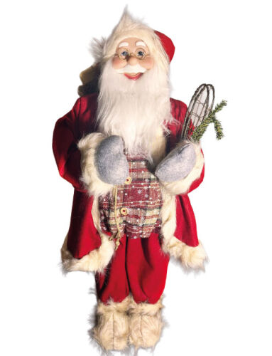 Yılbaşı Noel Baba Kırmızı Raketli Model 100 Cm - 