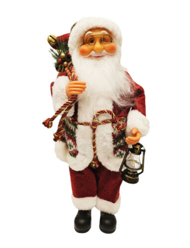 Yılbaşı Noel Baba Lambalı Model 45 Cm - 1