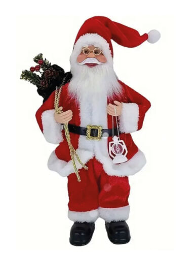 Yılbaşı Noel Baba Kırmızı Lambalı Model 60 cm - 1