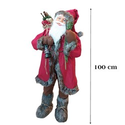 Yılbaşı Noel Baba Oduncu Model 100 cm - 2