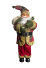 Yılbaşı Noel Baba Yeşil Eldivenli Bohçalı Model 45 Cm - 1