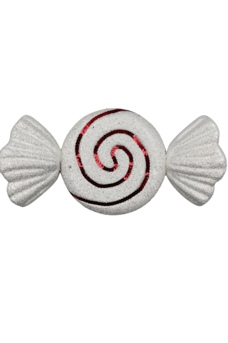Yılbaşı Strafor Fiyonk Şeker 35 Cm Kırmızı - 1