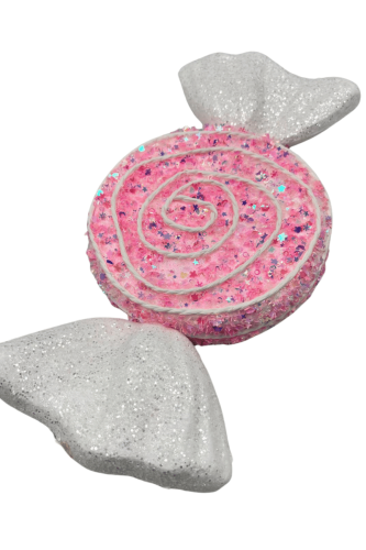 Yılbaşı Strafor Fiyonk Şeker 30 Cm Pembe - 2
