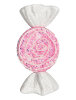 Yılbaşı Strafor Fiyonk Şeker 30 Cm Pembe - 1