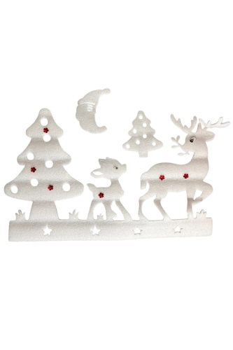 Yılbaşı Sünger Süs Geyik Ağaç Model 50 Cm - 2