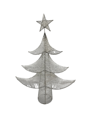Yılbaşı Tel Ağaç Beyaz 50 Cm - 1