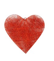 Tel Kalp 60 cm Kırmızı - 1