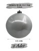 Yılbaşı Top Süs 15 Cm Krom Gümüş - 1