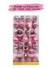 Yılbaşı Top Süs 44 Parça Set Pembe - 2