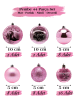 Yılbaşı Top Süs 44 Parça Set Pembe - 1
