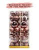 Yılbaşı Top Süs 44 Parça Set Rose Gold - 2