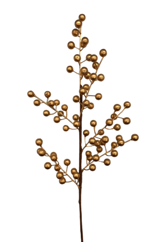 Yılbaşı Yapay Dal Berry Altın Model - 1