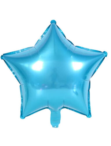 Folyo Balon Yıldız 40 Cm (18inç) Mavi - 