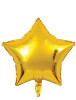Folyo Balon Yıldız 40 Cm (18inç) Gold - 1