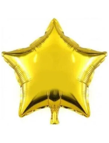Folyo Balon Yıldız 60 Cm (24 inç) Gold - 