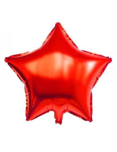 Folyo Balon Yıldız 40 Cm (18inç) Kırmızı - 