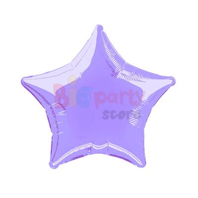 Folyo Balon Yıldız 40 Cm (18inç) Lila - 