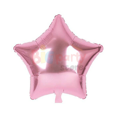 Folyo Balon Yıldız 40 Cm (18inç) Pembe - 1