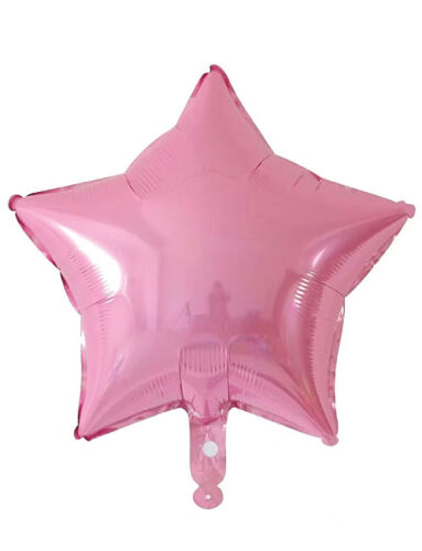 Folyo Balon Yıldız 40 Cm (18inç) Pembe - 1