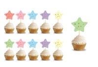 Kürdan Yıldız Makaron Karışık Renkli 10 Parça - 1