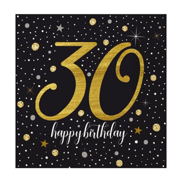 Kağıt Peçete 30 Yaş Happy Birthday - 1